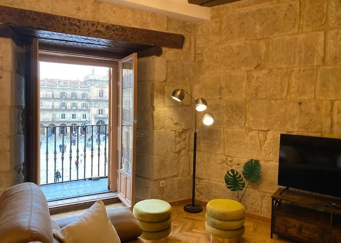 Plaza Mayor Con 2 Balcones A La Misma Plaza Mayor Σαλαμάνκα